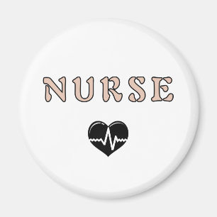 Nurse Gift Pinback-knapp Magnet