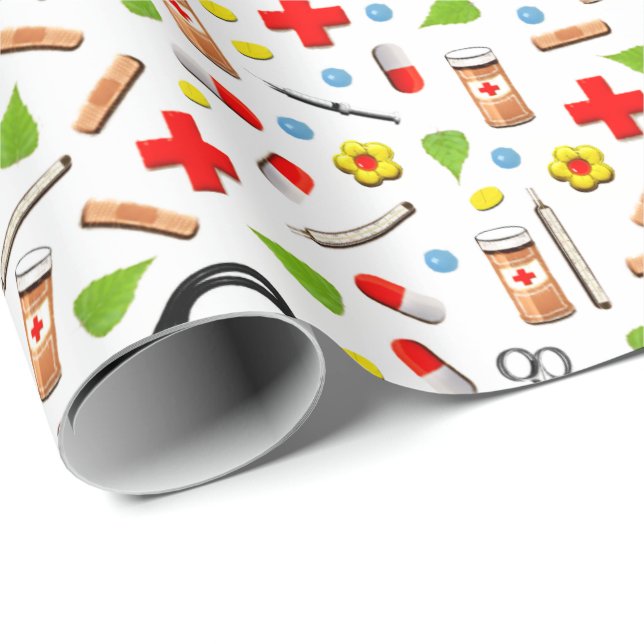 Nurse Gift Presentpapper (Rullad Hörn)