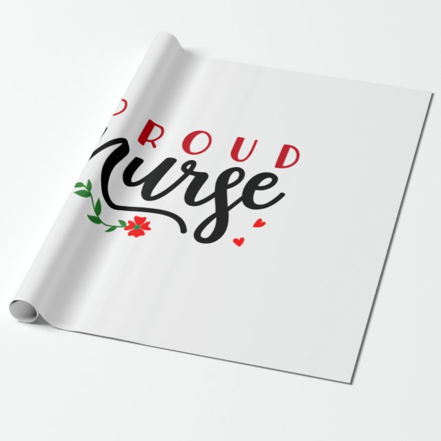 Nurse Gift Proud Nurse Presentpapper (Utrullad)
