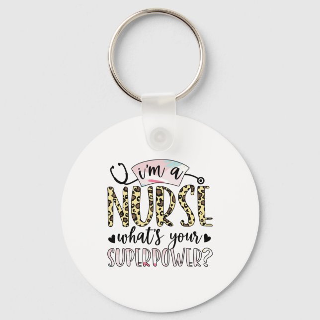 Nurse Gift | Proud Toppen Nurse Nyckelring (Framsida)