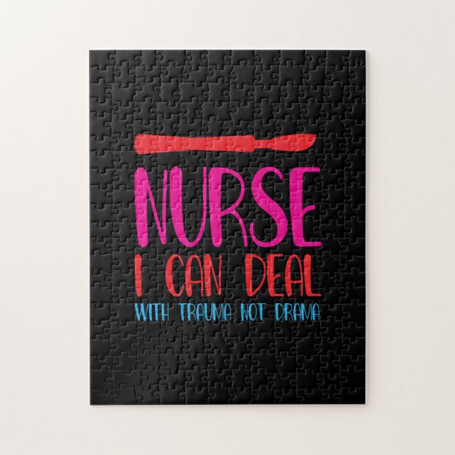 Nurse Gift | Sjuksköterska I kan erbjuda Pussel (Vertikal)