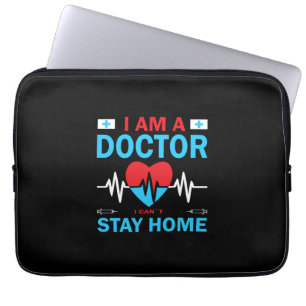 Nurse Gift   Sjuksköterska jag inte kan stanna hem Laptop Fodral
