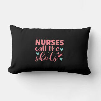 Nurse Gift | Sjuksköterska kallar på skott Lumbarkudde