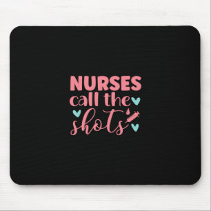 Nurse Gift Sjuksköterska kallar på skott Musmatta