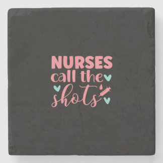 Nurse Gift | Sjuksköterska kallar på skott Stenunderlägg