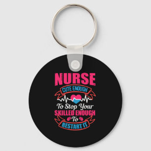 Nurse Gift Sjuksköterska tillräckligt för att st Nyckelring
