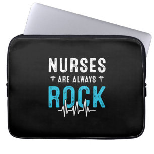 Nurse Gift   Sjuksköterskor är alltid Sten Laptop Fodral