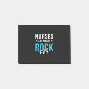 Nurse Gift Sjuksköterskor är alltid Sten Post-it Block