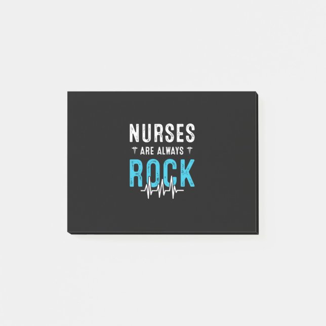 Nurse Gift | Sjuksköterskor är alltid Sten Post-it Block (Framsida)