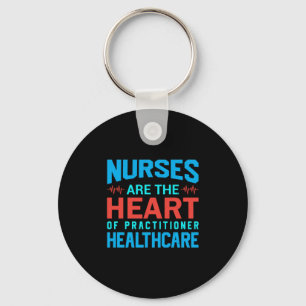 Nurse Gift Sjuksköterskor är hjärtat Nyckelring