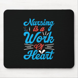 Nurse Gift Sjukvård är ett hjärtarbete Musmatta