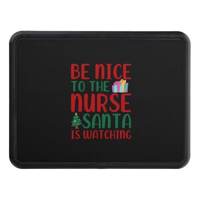 Nurse Gift | Sköt om jultomten Dragkroksskydd (Framsidan)