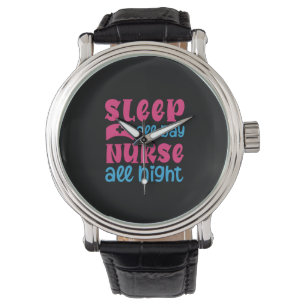 Nurse Gift   Strömspardagssjuksköterska hela natte Armbandsur