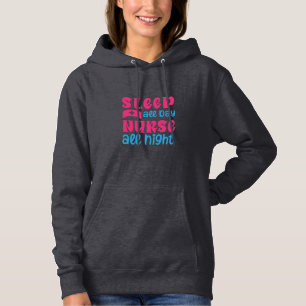 Nurse Gift Strömspardagssjuksköterska hela natte T Shirt