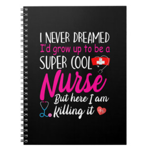 Nurse Gift Toppen Coola Sjuksköterska Anteckningsbok