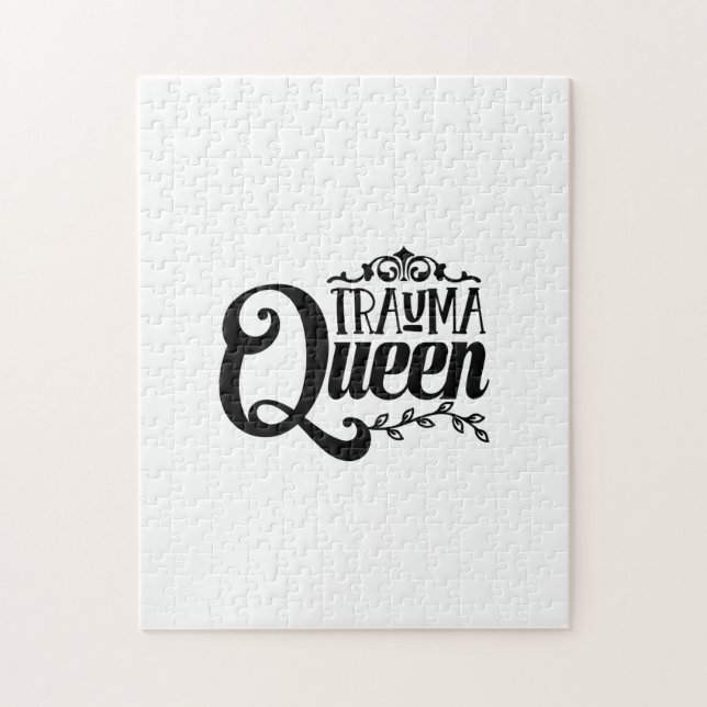 Nurse Gift Trauma Queen Pussel (Vertikal)