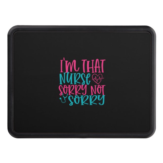 Nurse Gift | Tyvärr är sjuksköterskan inte ledsen Dragkroksskydd (Framsidan)