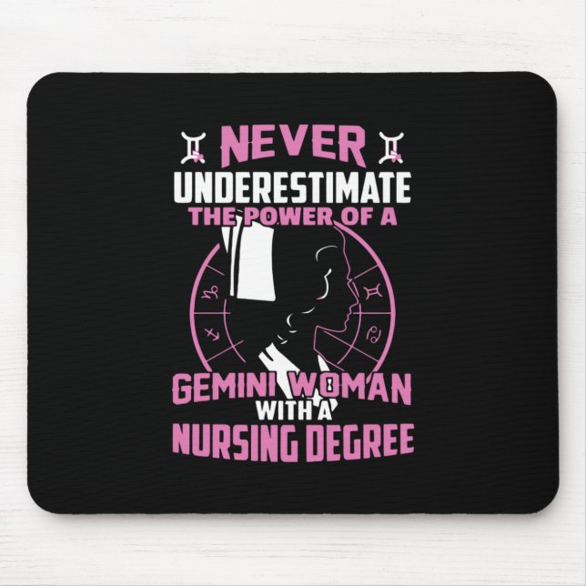 Nurse Gift | Underskatta aldrig effekten Musmatta (Framsidan)