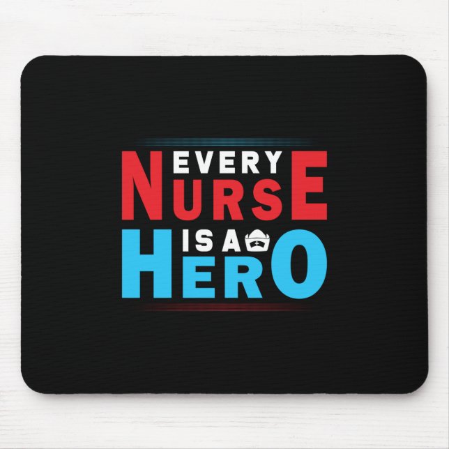 Nurse Gift | Varje sjuksköterska är en hjälte Musmatta (Framsidan)