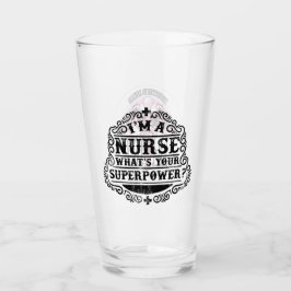 Nurse Glass Glaskopp