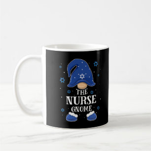 Nurse Gnome Hanukkah Jewish Matching Family Julaft Kaffemugg