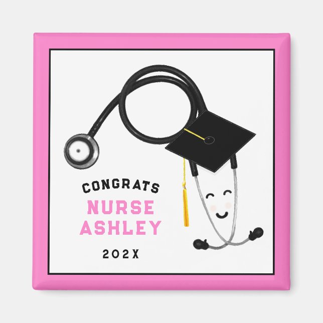 Nurse Grad Gift 2025 Magnet (Framsidan)