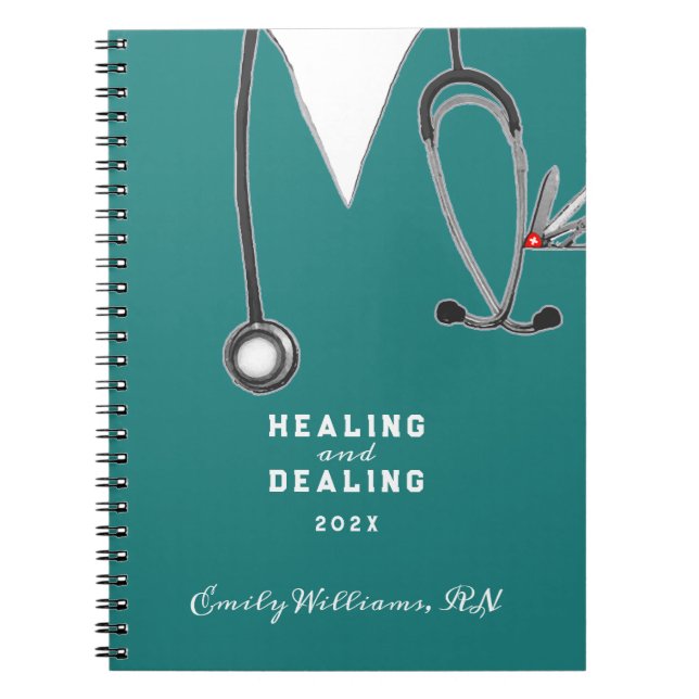 Nurse Grad Gift Anteckningsbok (Framsidan)
