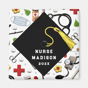Nurse Grad Gratulerar Magnet