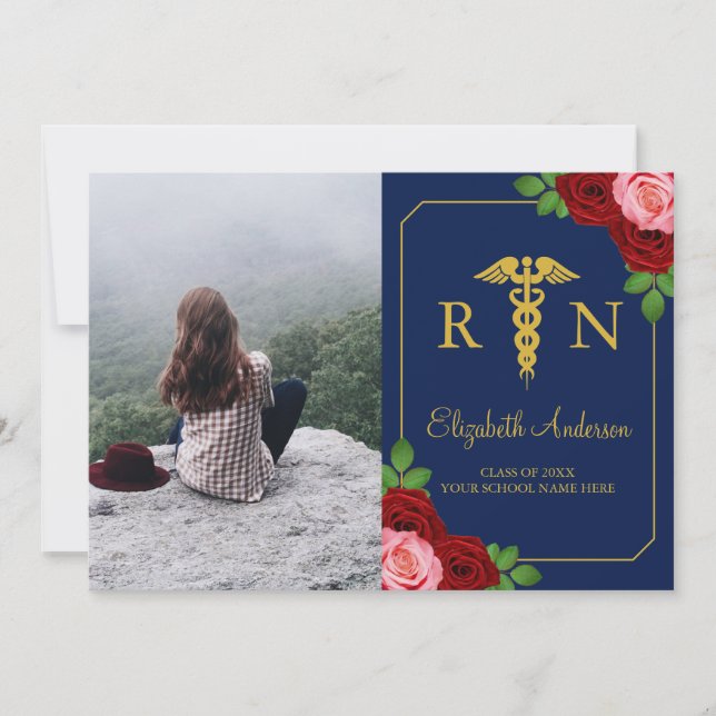 Nurse Graduation Meddelande (Framsida)