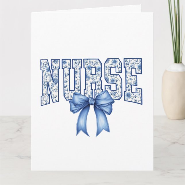 Nurse Greeting Card Kort (Framsida)