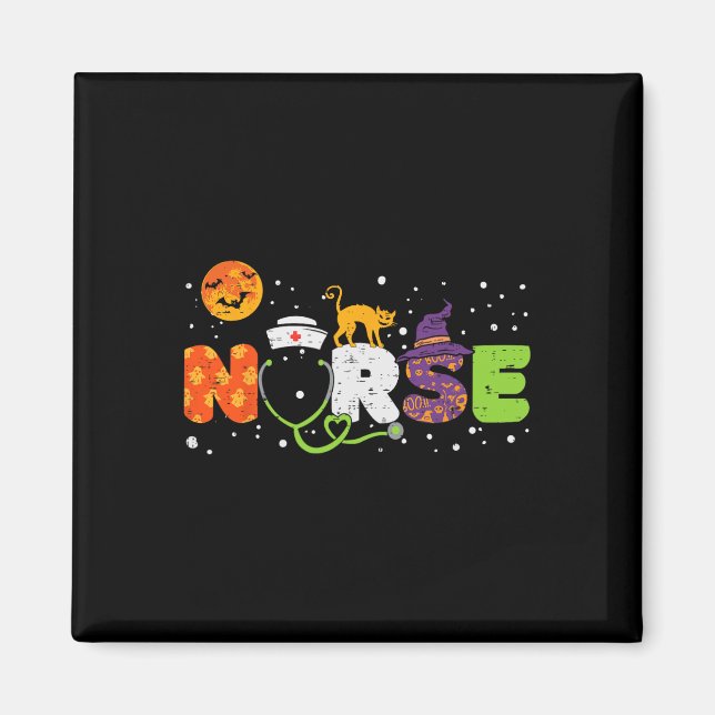 Nurse Halloween Costume Stethoscope Heartslag Pump Magnet (Framsidan)