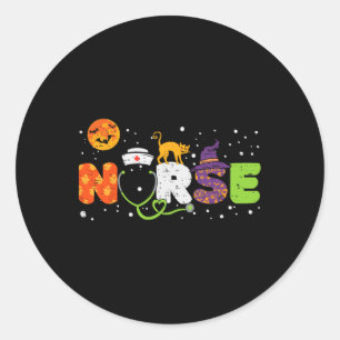 Nurse Halloween Costume Stethoscope Heartslag Pump Runt Klistermärke