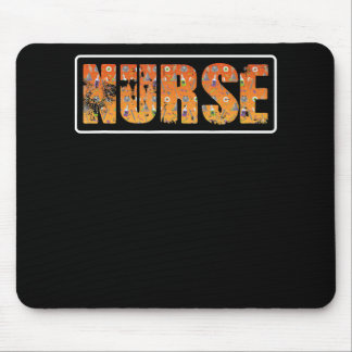 Nurse Halloween Gift med Pumpkin Spider Witch Hat Musmatta