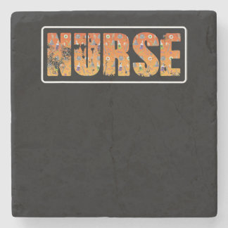 Nurse Halloween Gift med Pumpkin Spider Witch Hat Stenunderlägg