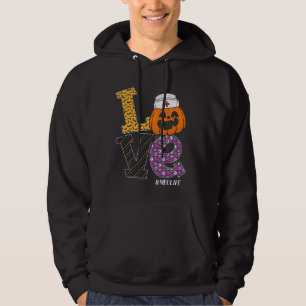 Nurse Halloween Pumpkin Costume Kärlek MBU Nurse L Hoodie