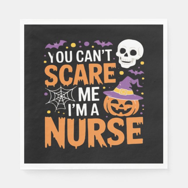 Nurse Halloween Witch Funny Nursing Essential T-Sh Pappersservett (Framsidan)