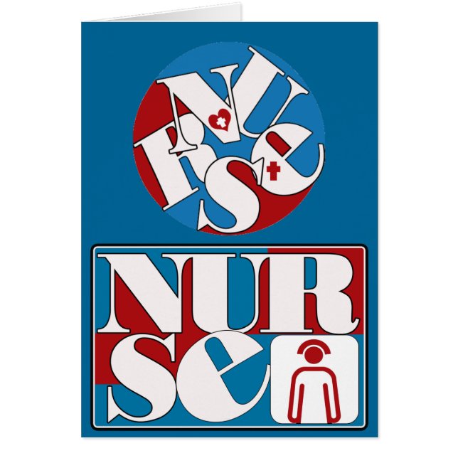 NURSE HÄLSNINGSKORT (Framsidan)