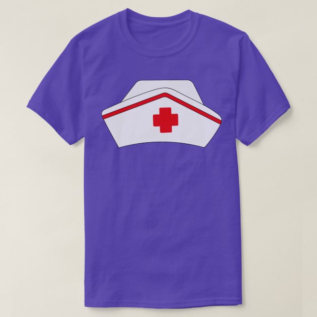 Nurse Hat 2 T Shirt (Design framsida)