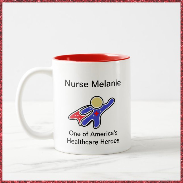 Nurse Healthcare Hero Mugg (Skapare uppladdad)