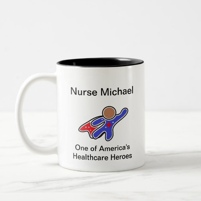 Nurse Healthcare Hero Mugg (Vänster)