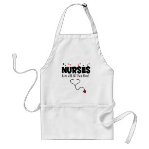 Nurse Heart Gift Förkläde