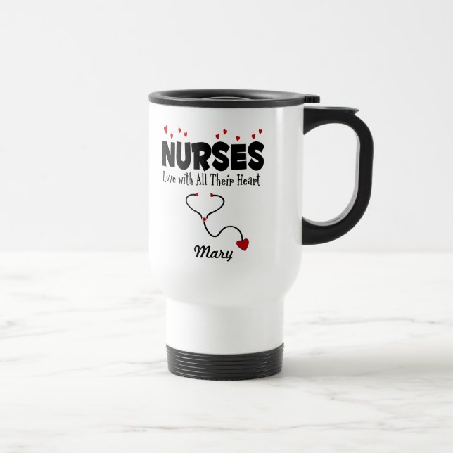 Nurse Heart Gift Resemugg (Höger)