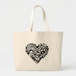 Nurse HEART Jumbo Tygkasse