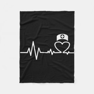 Nurse Heartslag Fleecefilt