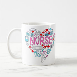 Nurse Hjärtbesvär Kaffemugg