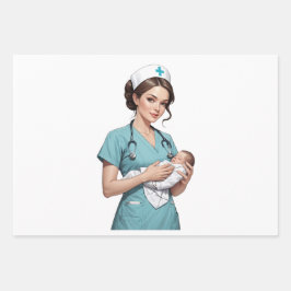Nurse Holding Newborn – Gentle Care Medical Design
