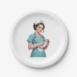 Nurse Holding Newborn – Gentle Care Medical Design