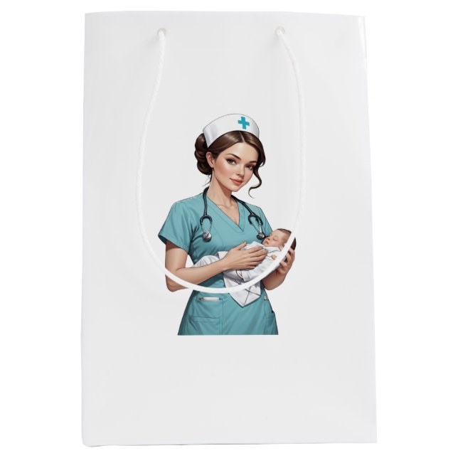 Nurse Holding Newborn – Gentle Care Medical Design (Framsidan)
