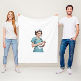 Nurse Holding Newborn – Gentle Care Medical Design Fleecefilt