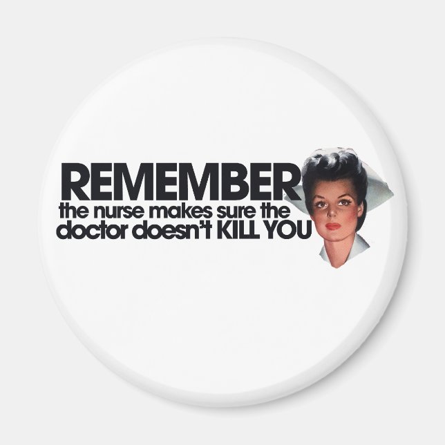 Nurse Humor Magnet (Framsidan)
